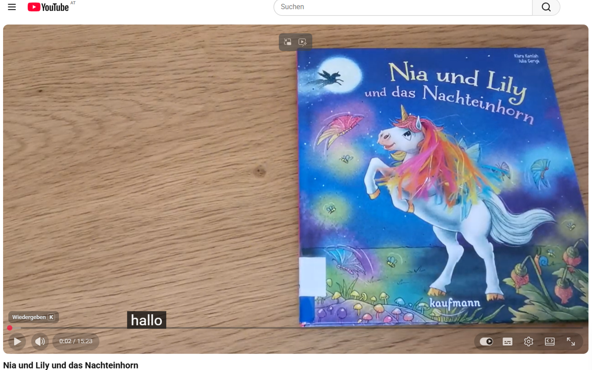 Irmi liest vor